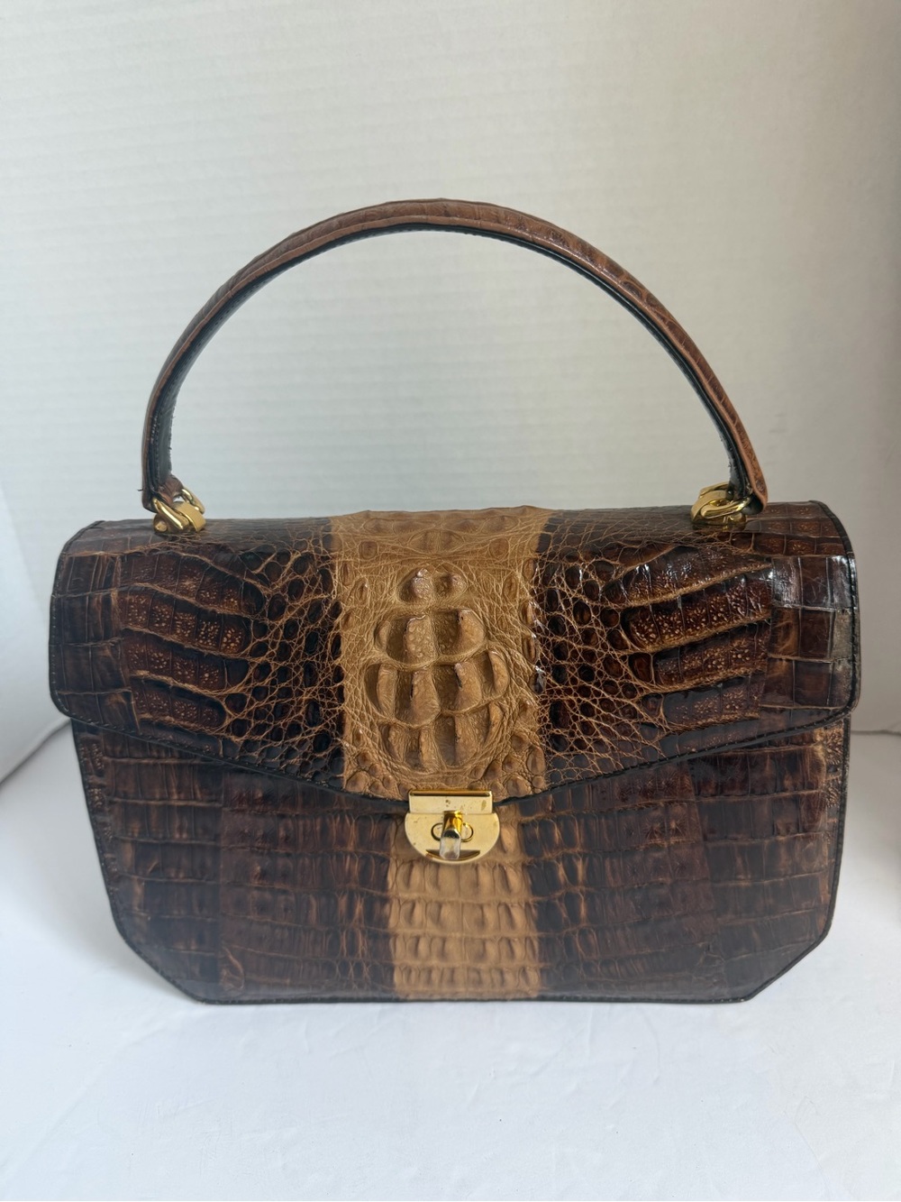 Metolee Crocodile Leather Bag